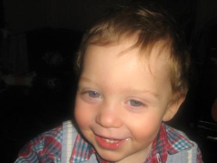 Grinning boy
